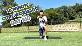 10 Minute CORE Workout ( No Equipment) - Day 140