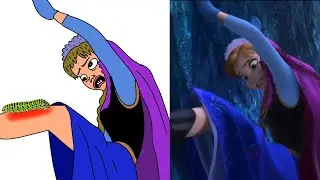 Frozen Elsa Elsa Funny Drawing Meme | Elsa and Anna Memes | Let It Go Song