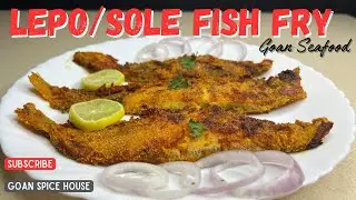 Lepo Fry Recipe l Goan Seafood Appetizer l Sole Fish Fry l ​⁠@GoanSpiceHouse