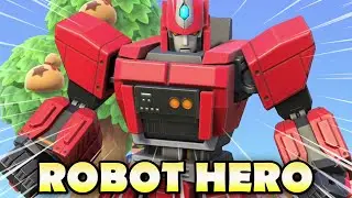 🤖 How To Craft An EPIC ROBOT HERO In Animal Crossing New Horizons!
