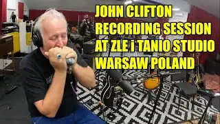 New John Clifton  recording promo Video Zle I Tanio Studios Warsaw Poland