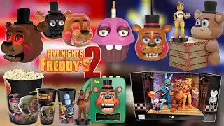 INCREIBLES PROMOCIONALES DE CINE  FIVE NIGHTS AT FREDDY'S 2  QUE SALDRÁN Palomeras/Vasos y Figuras 