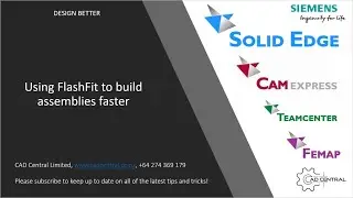 Using FlashFit to build assemblies faster!