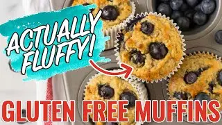 Gluten Free Muffins - NO SUGAR! Super Moist and Delicious!