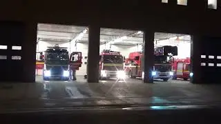 *TRIPLE TURNOUT!* 2 Fire Engines & A Turntable Ladder Turnout from Temple Fire Station | AFRS