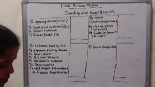 Branch a/c- format of trading and p&L a/c