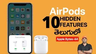 Top 10 AirPods Hidden Features | Tips & Tricks in Telugu | Find lost AirPods