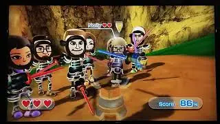 Wii Sport Resort Swordplay Showdown But I Keep The Black Armor Alive. Stage 14 (FR/EN)