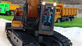 Rc Excavator Construction video rotating Jcb l rc jcb l rc Excavator l rc truck 
