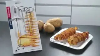 Taglia Patate a Spirale con 4 Spiedini