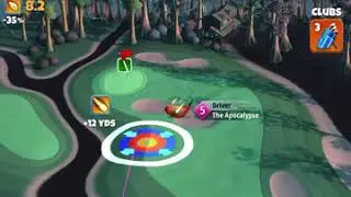 Golf Clash cursed swamp Expert hole 1