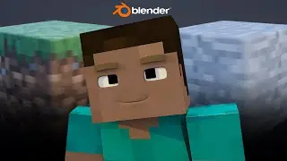 Создайте Minecraft в Blender за 1 минуту!