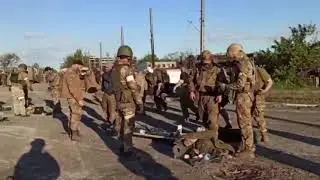 Ukraine War Footage || 265 UAF soldiers in Azovstal surrender