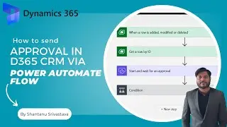 Как отправить утверждение в Microsoft Dynamics 365 CRM с помощью Power Automate Flow