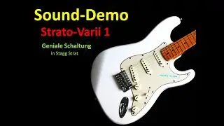 Geniale Strato-Varii 1-Schaltung  am Beispiel einer Stagg Stratocaster