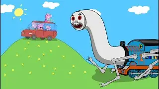 Zombie Apocalypse, Train Eater Appear At The Pig City | Peppa Pig Funny Animation