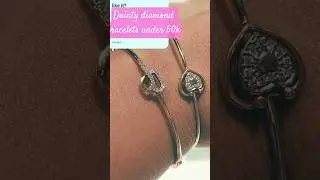 Mai by tanishq diamond bracelets #unboxing #trendyfashion#diamond