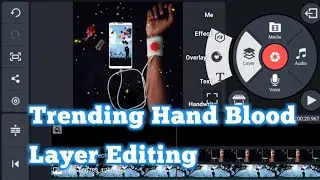 Kinemaster Tutorial - Trending Hand Blood Layer | Black Screen Videos Effects in Tamil 2020