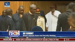 AU Summit: Buhari Discusses Violent Conflicts & Crisis Mgt. In Africa