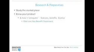 How to make money from your idea -   Part 2 Licensing (MP4)