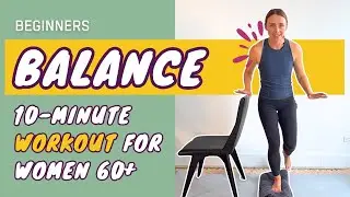 Beginner Balance Training for Women Over 60 | Improve Stability & Strength
