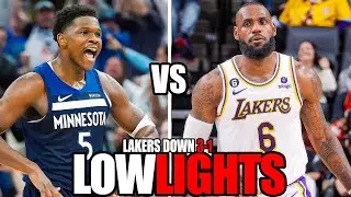 LAKERS VS TIMBERWOLVES NBA PLAYOFF REACTION WITH LOW