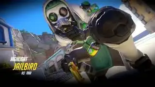 Overwatch's Highlight - Random kill with Ana's Grenade