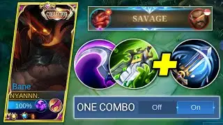 BANE ONE COMBO BUILD AND EMBLEM | SAVAGE DAMAGE HACK🔥(MUST TRY)👻