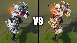 T1 Vi vs Elite Chroma Skins Comparison (League of Legends)