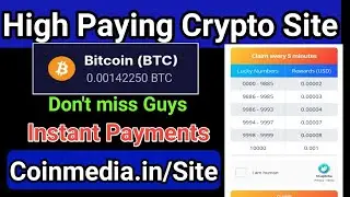High Paying Crypto Faucet | Ptc, Shortlink, Faucet | Free Cryptocurrency Website | Instant Payments