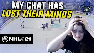 NHL 21 GAMEPLAY: MY CHAT HAS SOME INSANE FOOD TAKES
