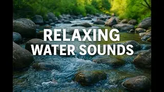 Relaxing River Water Flowing Through Rocks – Meditation & Stress Relief