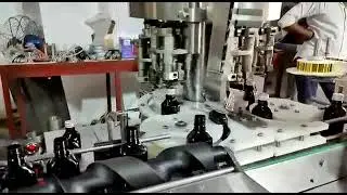 Cough syrup filling machine