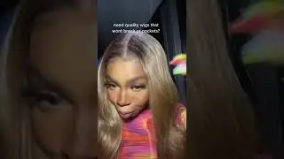 NEW WIG: wearing the sensationnel butta unit 31 in color flamboyage blonde. check my link in bio.