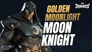 Golden Moonlight Moon Knight Skin Spotlight 4K - Marvel Rivals