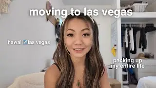 PACKING UP MY LIFE AND MOVING TO LAS VEGAS 📦 | hawaii to vegas, new apartment, road trip, good eats