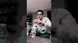 The double bottle flip trick shot