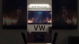 VW 190 cm (75 inches) GQ1 Pro Series 4K Ultra HD Smart QLED Google TV VW75GQ1