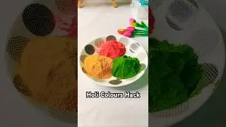 How to Make Holi Colours At Home | Gulal Hack #shorts #holi #missagrawal
