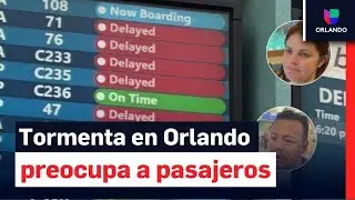 Preocupación en aeropuerto de Orlando: tormentas y aumento de viajeros producen cancelación de vuelo