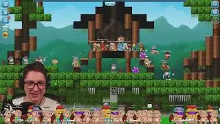 Jake choosing WOTW with viewers | Pixel Worlds Highlight
