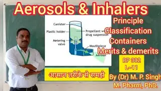 Aerosols &  Inhalers | Physical Pharmaceutics | BP302T | L~11