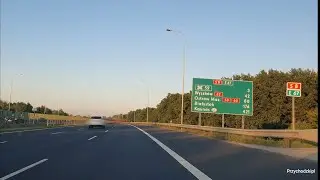 Droga ekspresowa S8 Obwodnica Marek - dzień po wypadku z 07.08.2021 - Nadma / S8 Expressway