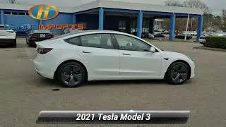 Used 2021 Tesla Model 3 Long Range Dual Motor All-Wheel Drive, Raleigh, NC HI3023365