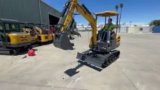 2025 AGT MX50R 2.5Ton Excavator, Pilot Controls, Swing Boom, & Hydraulic Thumb - Fast Bid Auctions