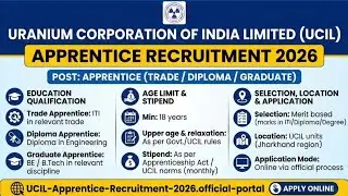 UCIL | Fresher Candidates | Apply Now | ITI/Diploma/Graduate  | #Seeknaukari
