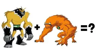 Ben 10 Alien Wildmutt + Shocksquatch  Fusion video #ben10 #ben10fanart #ben10classic