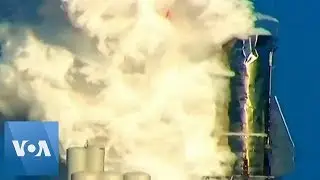 Prototype Rocket Breaks During Space X Pressure Test