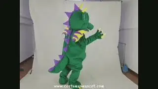 Fauna Fursuit Suit Up ! Cute Green Dragon Mascot Costume Animal