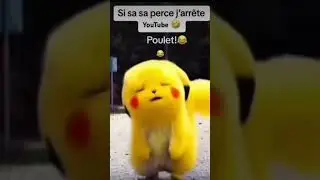 Poulet avaler comme kakashi 🤣 #drole #pikachu #humour